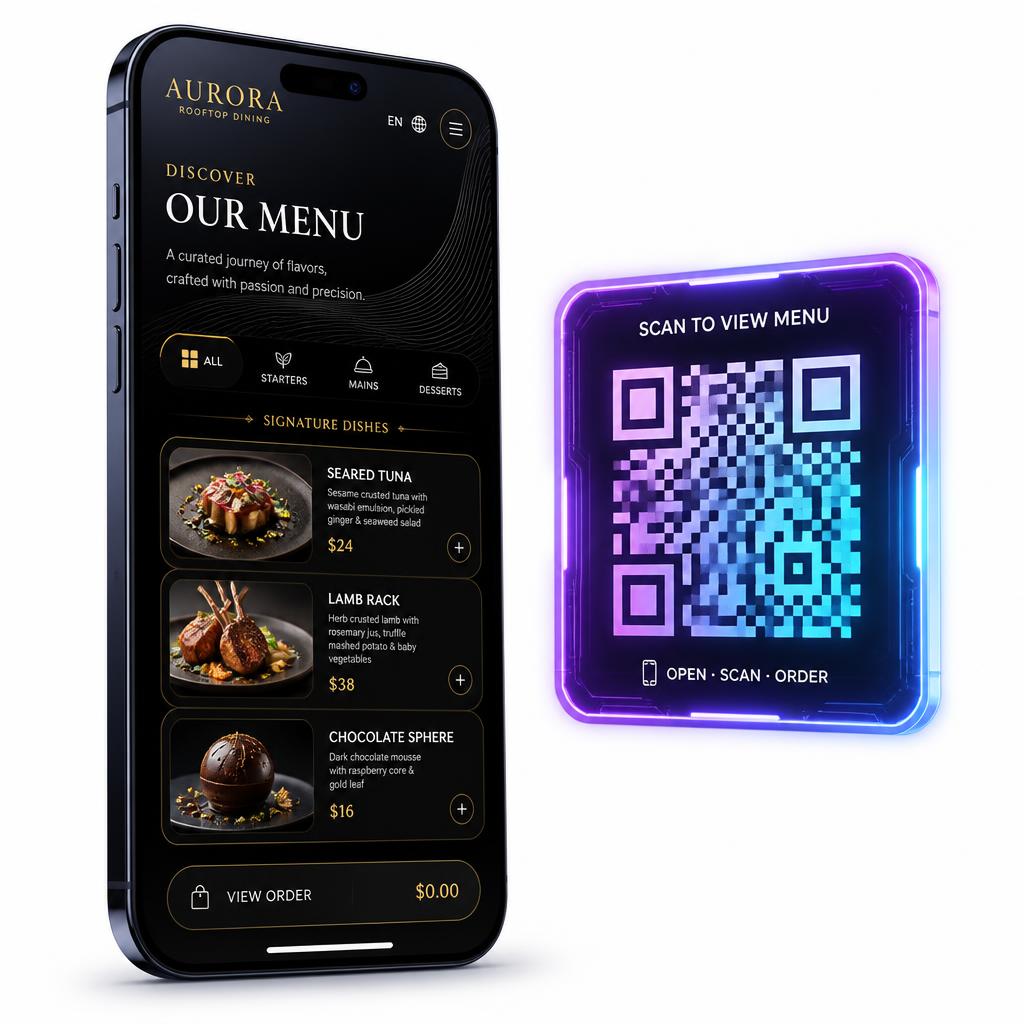 yeni nesil qr menü